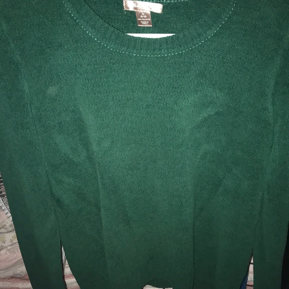 Green sweater